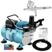 Master G23 Gravity Feed Airbrush Air Compressor System Kit, Hobby, Cake, Tattoo