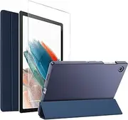 ProCase Galaxy Tab A8 10.5 Inch 2022 Case SM-X200 X205 X207 with Tempered Glass Screen Protector, Slim Stand Hard Shell Protective Smart Cover for Galaxy Tab A8 10.5" Tablet 2022 Release -Navy
