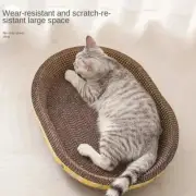 Cat Scratching Board Protect Furniture Grinding Claw Toys Oval Corrugated Paper