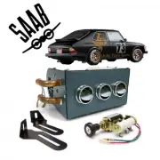 Saab Auxiliary 3-Port Under Dash Cab Heater Core Box w/ Switch 900 Turbo Aero 99 (for: Saab)