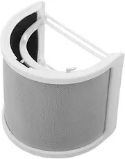 LIGIGWASH Mic Accessories U-shaped Pop Filter for Microphone Metal Mesh Screen Windscreen Covers Mic Windscreen Microphone Shield Recording Accessory