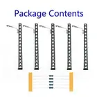 5X Model Railway Lights Lattice Mast Lights Gauge H0 Lights Layouts LED Lamps