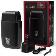 Electric Razor for Men Foil Shaver Mini Portable Electric Shaver with 3 Blade...
