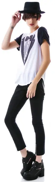 [Junk Food Clothing] Tuxedo Tee