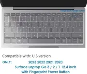 Skin for 2021 2020 Microsoft Surface Laptop Go 12.4" & 2022 Surf Keyboard Cover