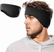 [H HOME-MART] Polar Fleece Ear Warmers Headbands for Men Women,Warm Ear Muffs Winter Headband, Best for Running Skiing Yoga Riding