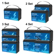 12V 100Ah Lithium Iron Phosphate Battery LiFePO4 BMS Solar Boat Camping RV