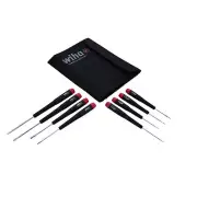 26098 Precision Slotted Screwdriver Set in Canvas Pouch, 8 Piece Set