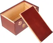 BESPORTBLE Memorial Wooden Pet Urn Box for Cats and Dogs Durable Ashes Keepsake Casket Lightweight Design for Home Display for Pet Remembrance Comfort for Loss
