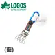 探險家戶外用品㊣NO.72685104 日本品牌LOGOS 印地安鑰匙圈 (藍) 民族風花樣 附鋁合金D型環掛勾環/鉤環