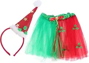 SHERCHPRY Set of 2 Patrick's Mesh Skirt Perfect Kids Girls' Party Festival Wear