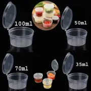 Take Away Food Disposable Containers Sauce Cups Multi-Sizes BPA Free NEW