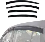 AUSGO Weathershields Compatible with Subaru XV G4X 2011-2017, Luxury Weather Shields Window Visors Wind Deflectors Sun Rain Guard 4PCS Set