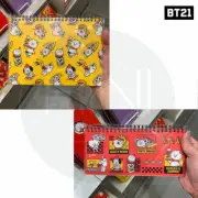 BTS BT21 Official Goods Weekly or Monthly Planner BITE Ver By Kumhong +TR Code