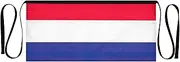 [Joitme] Netherlands Flag Women Apron, Short Apron with Pockets, Mens Aprons with Pockets, Netherlands Flag