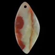 E16876# Natural Beautiful Multi-color Amazonite Pendant Bead Gemstone 1 Pcs