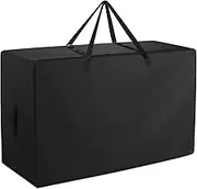 Raweao Folding Mattress Bag - 600D Oxford Cloth Heavy Duty Carry Case for Tri-Fold Guest Bed Mattress (Fits 6"" Queen Mattress, Black)