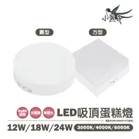 在飛比找樂天市場購物網優惠-〖小燕子〗 含稅 LED 蛋糕吸頂燈 方型/圓型 12W /