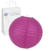 12 pcs 8" inch Chinese Paper Lantern - Fuchsia - Wedding Party Event bs
