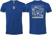 [GIEMME] Italian National Football Shirt. T-Shirt Italy. Unisex T-Shirt Light Blue. for Adults and Children.