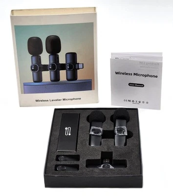 New Wireless Lavalier Microphone Type-C Wireless Lapel Mic (1-to-2)