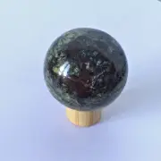 DRAGON BLOOD JASPER SPHERE ATTRACTS PROSPERITY 30 mm 45 g
