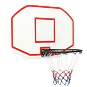 vidaXL Basketball Backboard White 109x71x3 cm Polyethene