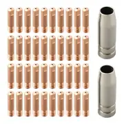 42PCS Contact Tips and Gas Nozzles Set for MIG MAG Welding Torch AK15/MB 15