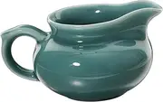 ADOCARN Ceramic Gravy Boat Sauce Pitcher Household Condiment Cup for Serving Dressings Non Slip Base for Stable Tabletop Use Easy to Clean