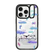 iPhone 16 Pro Impact Ring Stand Case MagSafe Compatible Tetris Cats by Mond Kim