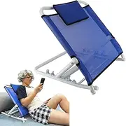 Back Rest Lumbar Support Back Rest,Adjustable Backrest Bed Foldable High-Carbon Steel Backrest Bracket Elderly Bed Recliner Bed Back Cushion for Elderly Disabled and Lazy Backrest Patient