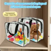 9 Packs Transparent Handheld Toy Organizer Bag Toy Storage Bag for Board qixJC