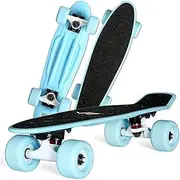Big Fish Board Skateboard Maple Fish Board Adult Street Brushing Travel Skateboard is Suitable for Beginners and Children As Gifts, It is A Good Choice