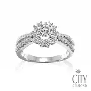 【City Diamond 引雅】『名媛公主』70分 華麗鑽石戒指/求婚鑽戒