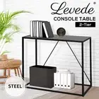 Levede 2-Tier Console Table Office Furniture Desk Hallway Side Entry Hall Shelf