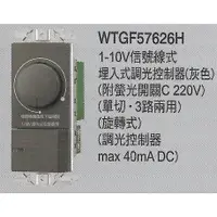 在飛比找蝦皮購物優惠-Panasonic國際牌 WTGF57626H 埋入式調光控