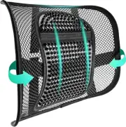 Samyoung Mesh Back Lumbar Support, Back Support Seat Cushion with Breathable ...