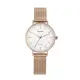 【LICORNE】力抗錶 極簡主義清新風手錶(白/玫瑰金 LT146LRWI)