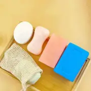 Mesh Foaming Soap Bag Cotton Linen Foam Net Facial Cleanser Bag Bath Accessory