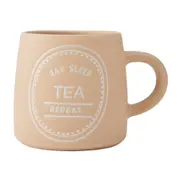 Mikasa Eat Sleep Repeat Mug 400ml - Tea