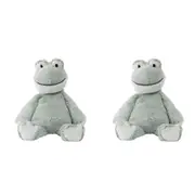 2x Mary Meyer Marshmallow Animal Frog 33cm Soft Stuffed Plush Toy Kids 0+ Green