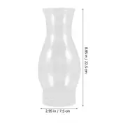 Glass Kerosene Lamp Shade Clear Chimney for Oil Light Cover