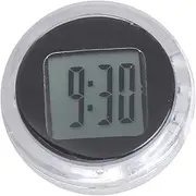 ULTECHNOVO Car Dash Clock Motorbike Clock Digital Clock Wall Digital Thermometer Clocks Cute Alarm Clock Pedometer Digital Watch Sensor Wall Clock Motorcycle Digital Clock Timers Black
