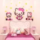 ﹉•現貨超便宜 hello kitty 壁貼 Kitty壁貼立體3d壓克力立體壁貼牆貼臥室兒童房床頭家居裝飾貼畫