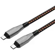 Cygnett Armoured Pro USB-C to USB-C Cable 240W 1m Black