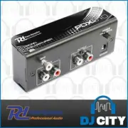 Power Dynamics PDX010 Phono Turntable Preamp Vinyl Pre-amplifier for Turntables