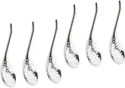 Zerodeko 1 Set Stainless Steel Strainer Spoon Caviar Colander Kitchen Tools Ergonomic Design for Home Bar and Restaurant Use for Delicate Food Preparation