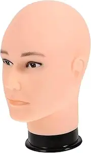 CRILSTYLEO Modern Mannequin Head Wig Holder Stand for Display Pvc Head Mold for Salon Home