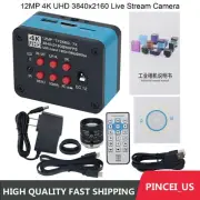 12MP 4K UHD 3840x2160 Live Stream Camera HDMI USB Camera w/ 35MM C-Mount Lens SZ