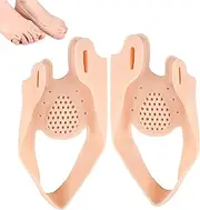 Nankoyal Big Toe Spacer - Double Hole Hammertoe Corrector,Foot Pad, Soft Separator, Comfortable Spacer for Hammertoe, Overlapping Toes